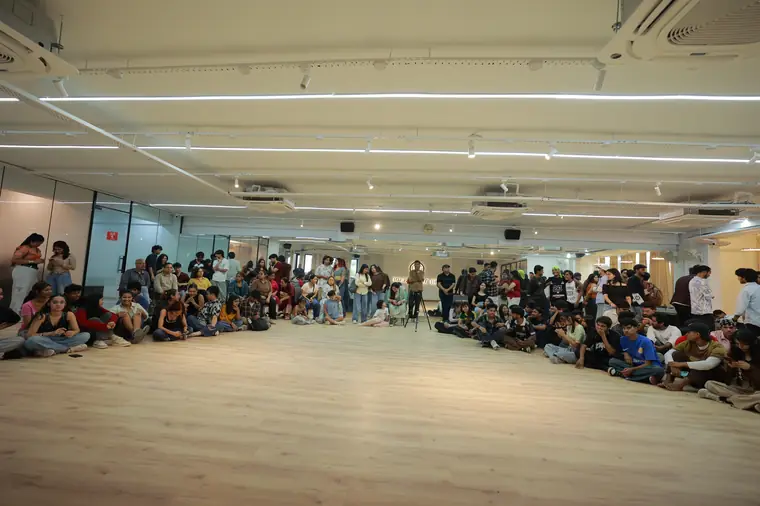 A full house watching a showcase