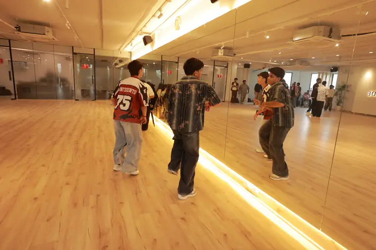 Inside The Dance Arcade studio, Gurugram