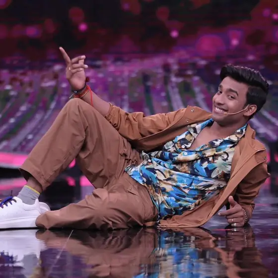 Aniket Chauhan on stage