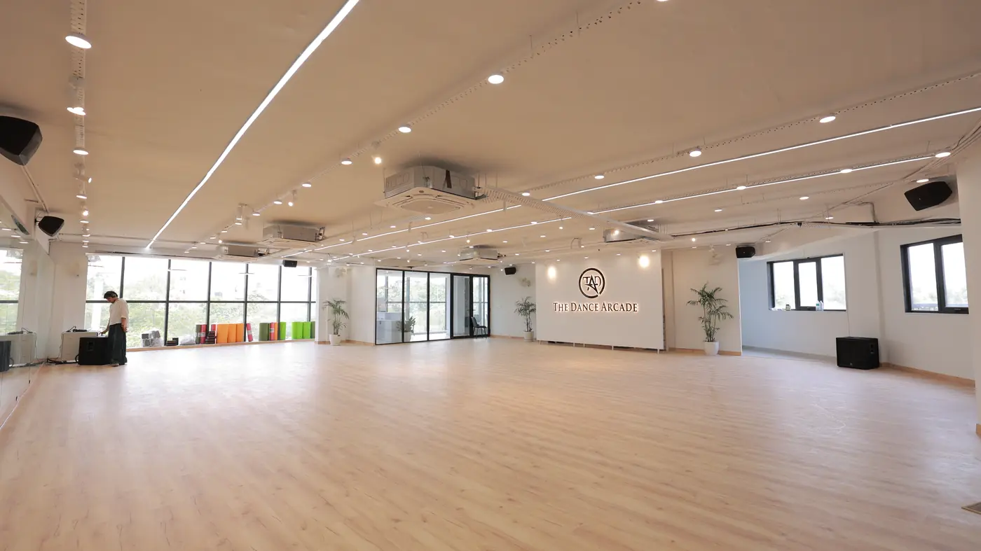 Inside The Dance Arcade studio in Gurugram